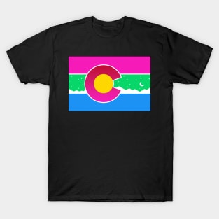 Colorado Flag Poly Polysexual Pride T-Shirt